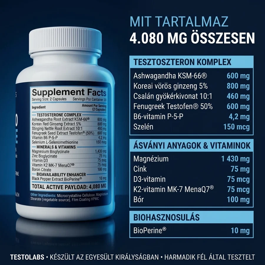 TestoPrime formula