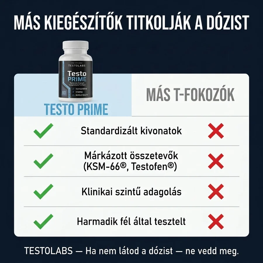 TestoPrime életmód